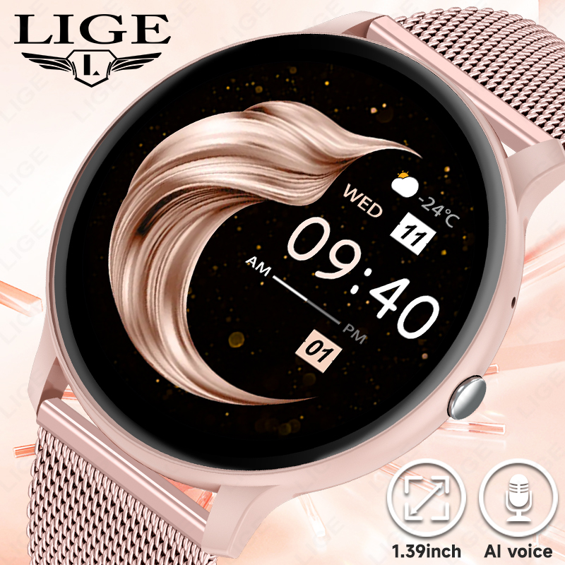 Smartwatch Face - 2026 yeni kadın Bluetooth çağrı akıllı