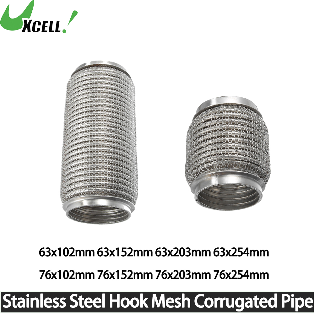 Stainless Mesh Band - UXCELL Araba Egzoz Esnek Boru Paslanmaz
