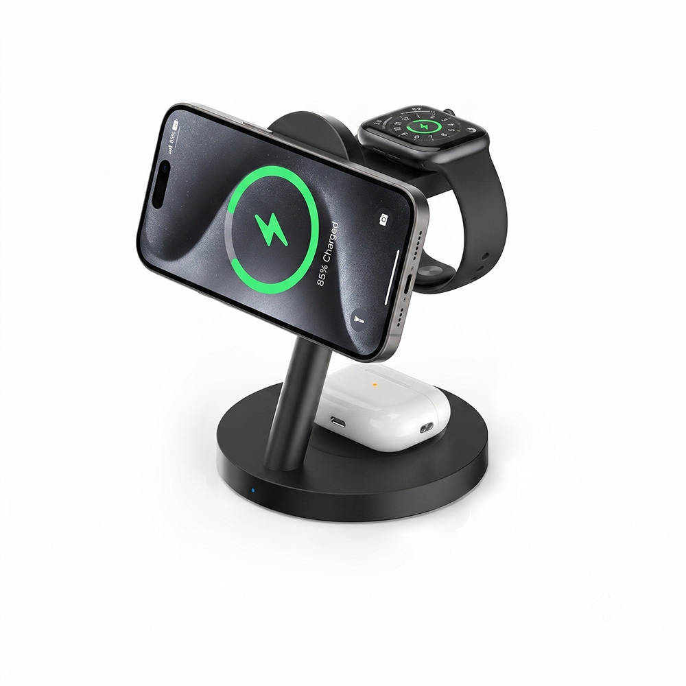 Watch Charging Dock - Qi2.2 25W Manyetik Hızlı Kablosuz Şarj