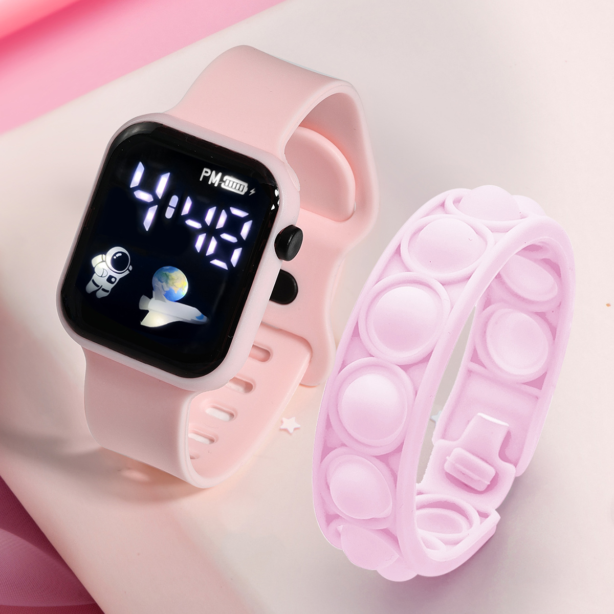 Smartwatch Icon - 2 adet akılı çocuk saati bilezik
