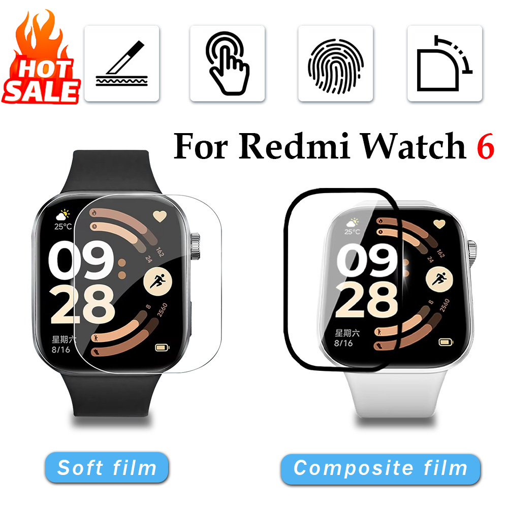 1-5 adet yumuşak Film Xiaomi R - Xiaomi Smartwatch Accessories incelemesi ve fiyatı