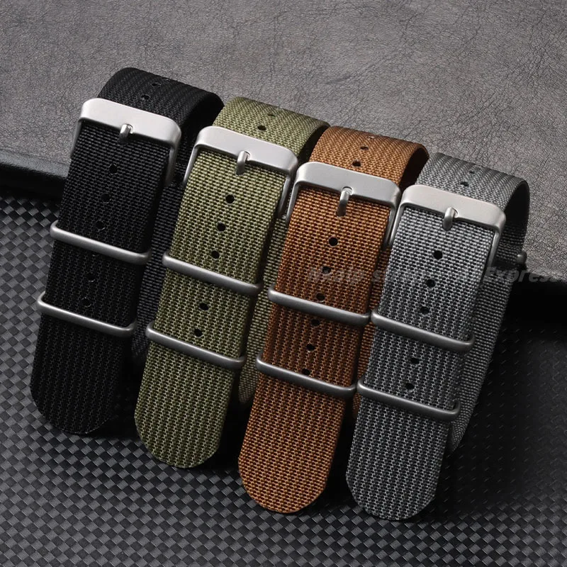 Nervürlü naylon saat kayışı 18 - Nylon Nato Strap incelemesi ve fiyatı