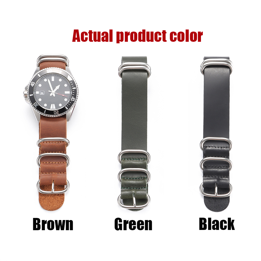 Vintage Hakiki Deri saat kordo - Nylon Nato Strap incelemesi ve fiyatı