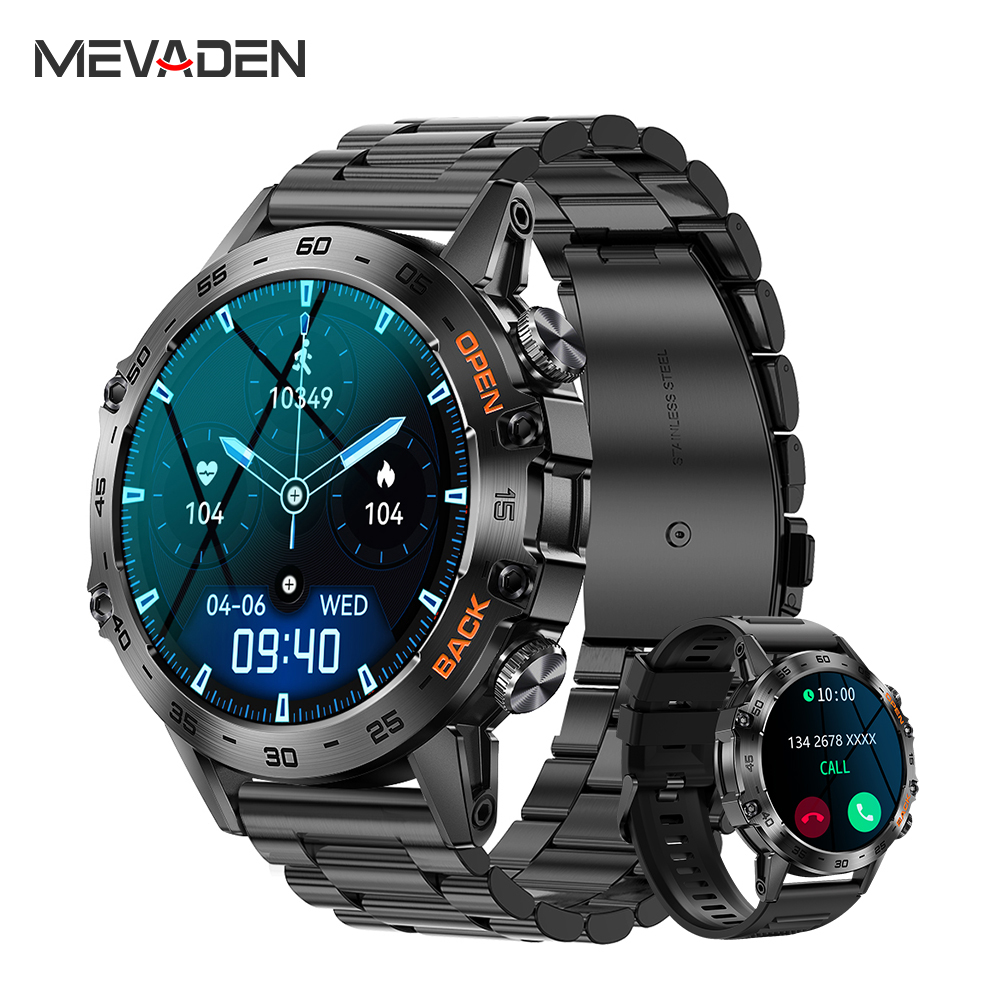 MEVADEN Çelik 1.39 inç Erkekle - Smartwatch Face incelemesi ve fiyatı