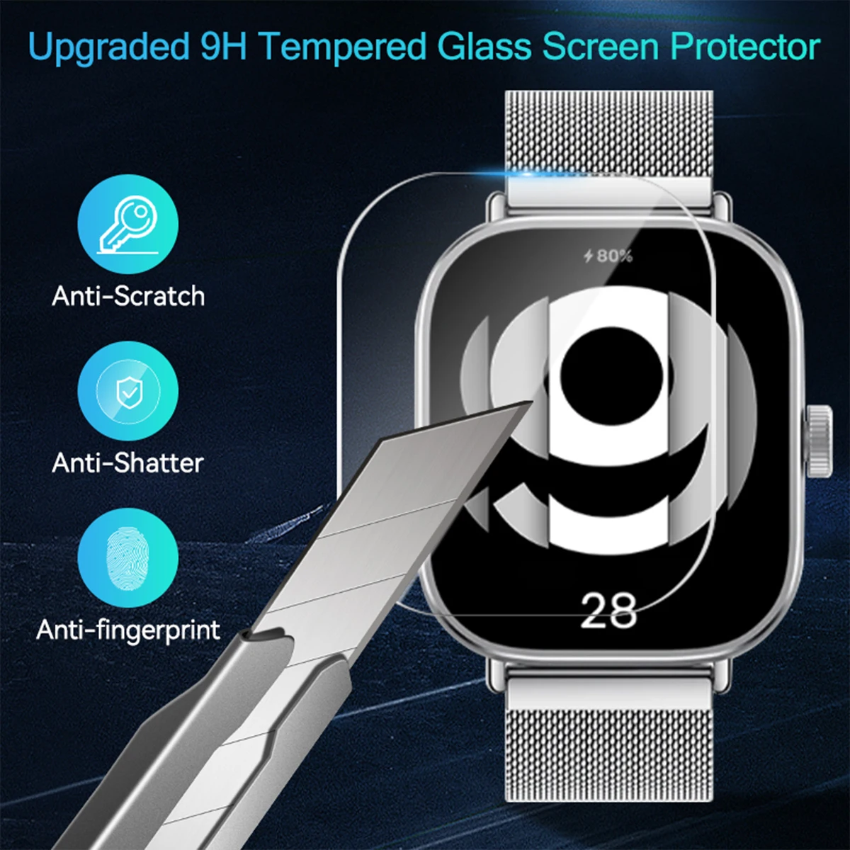 Temperli Cam Xiaomi Redmi için - Smartwatch Icon incelemesi ve fiyatı