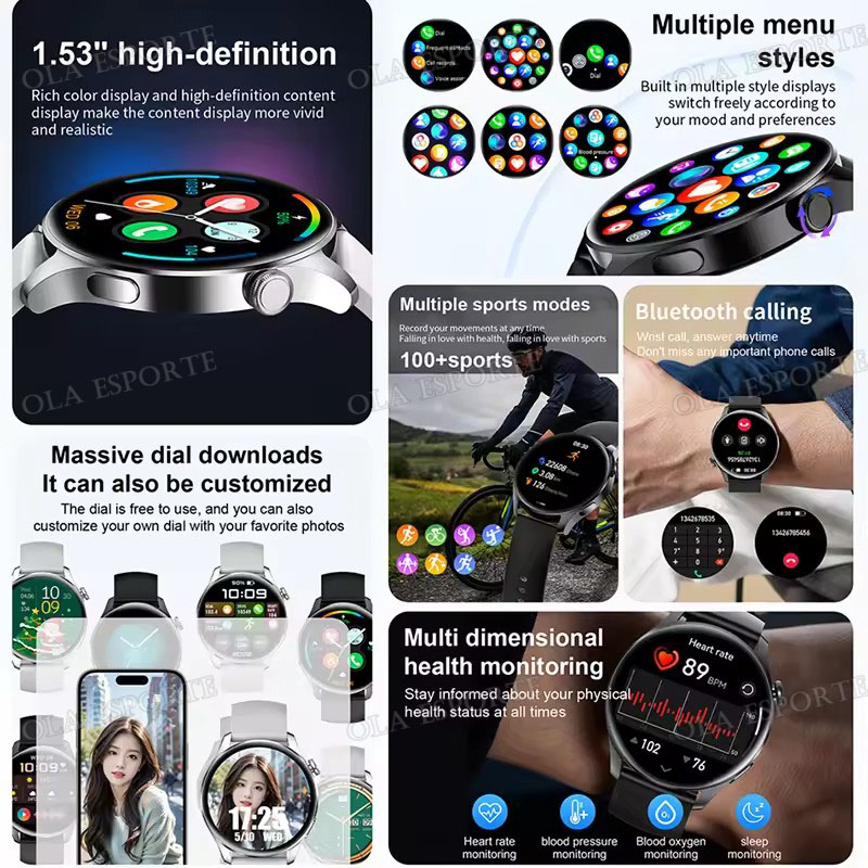 Erkekler ve Kadınlar için Yeni - Smartwatch Face incelemesi ve fiyatı