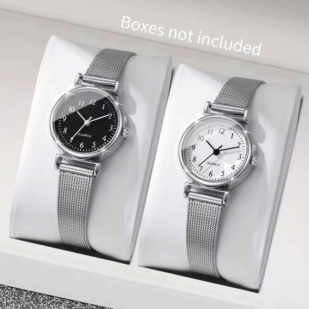 1/2 adet moda kadın saatler ba - Stainless Mesh Band incelemesi ve fiyatı