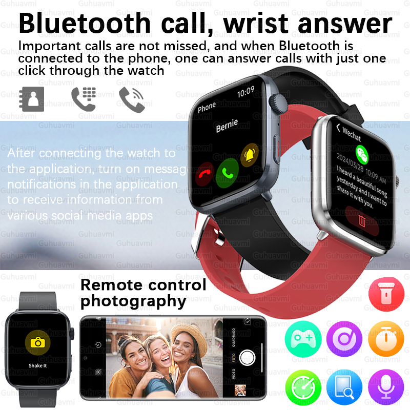 2025 Yeni NFC Akıllı Saat Kadı - Smartwatch Face incelemesi ve fiyatı